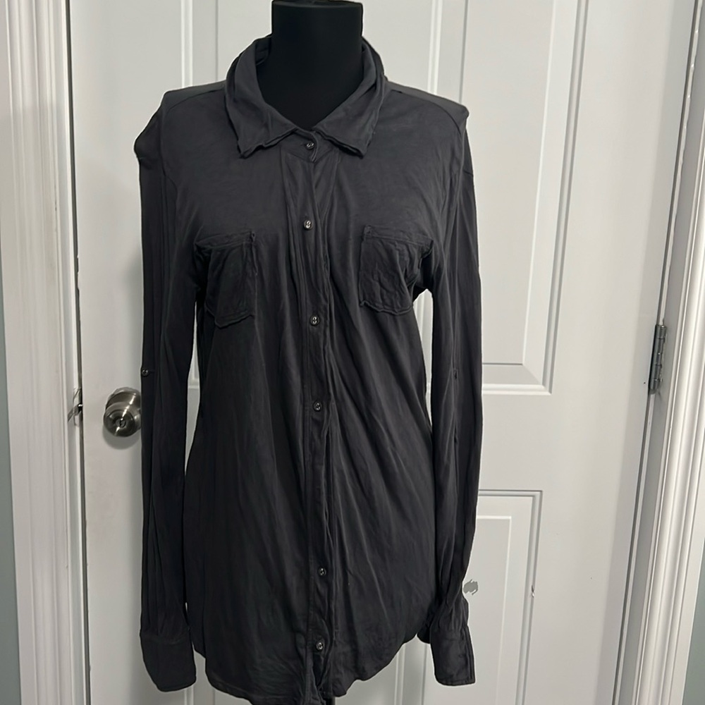 Michael Stars long sleeve  60 percent cotton  40 percent modal